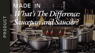 Whats The Difference Between Saucepan and Saucier  Made In Cookware [upl. by Roehm567]