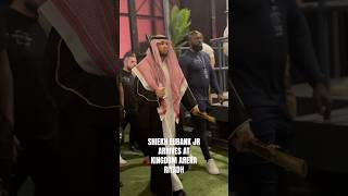 CHRIS EUBANK JR ARRIVES IN STYLE AT KINGDOM ARENA  BOXXER  RIYADH SEASON [upl. by Ahtibbat]