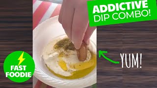 Labneh Zaatar Dip Recipe amp Combo that is CRAZY ADDICTIVE shorts [upl. by Lesak]