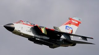 Afterburner Takeoff  Flypass Tornado 50th special livery at Airbase Manching 250324 Part 22 [upl. by Ahsrats]