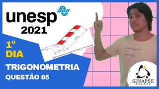 UNESP 2021  Questão 85  Trigonometria Gabarito [upl. by Denae]