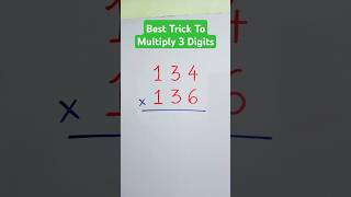 3 Digit Multiplication l multiplication Trick shorts viral viralshort trending trending math [upl. by Ellimaj24]