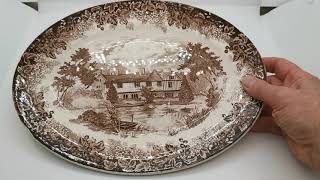 Meakin Romantic England China Platter [upl. by Gardy408]