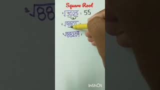 Square Root tricks maths viralshorts youtubeshorts [upl. by Revlys]