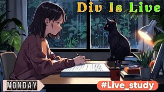 DIV IS LIVE 🥀  16TH SEPT  LIVE STUDY WITH ME 🍀 NO MUSIC PRODUCTIVE STUDY WITH ME  MORNING STUDY [upl. by Ailimat422]