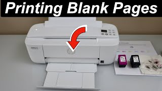 HP DeskJet 3700 Printing Blank Pages 2 Easy Steps To Fix [upl. by Nnylaj781]