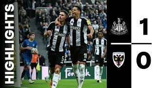 Newcastle United 1 AFC Wimbledon 0  Carabao Cup Highlights [upl. by Meehaf470]