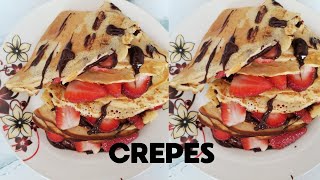 Receta de crepes [upl. by Eillib]