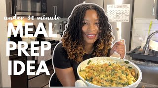 EASY MEAL PREP IDEA  healthymeals mealinspo mealprepideas dinnerideas shrimprecipes [upl. by Nitsuga516]