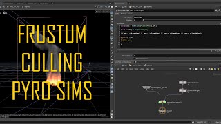 Frustum culling a Pyro Simulation in Houdini toNDC [upl. by Kaehpos184]