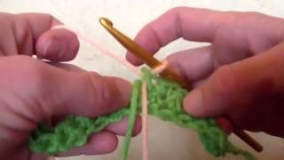 How to change colors in single crochet [upl. by Nylynnej]