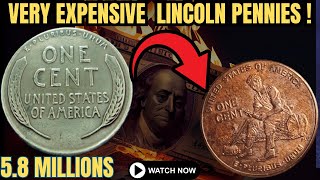 Rare TOP 10 Lincoln Pennies Worth Big Money To Look For in Pocket Change US Coins Worth Money [upl. by Hank]