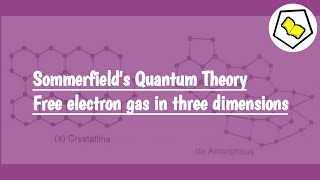 Free electron gas in three dimensions  Free electron theory of metals  Part 6 [upl. by Yerrot18]