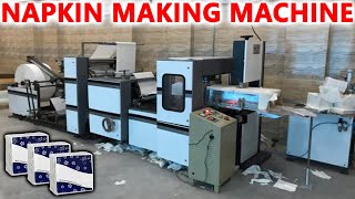 NAPKIN MAKING MACHINE  newbusinessideas 2024  napkinmachine CALLकरें9814312452✅ [upl. by Ackley]