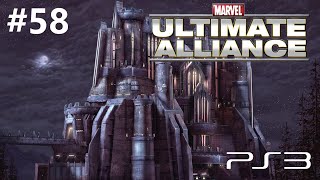 Marvel Ultimate Alliance PS3  Walkthrough Part 58 Castle Doom  Dark Heroes Fight [upl. by Nosredna]