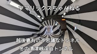 【冬の清津峡渓谷トンネル】ツマリックスちゃんねる サトラー 越後妻有 十日町市 大地の芸術祭 清津峡渓谷トンネル ＃tunnelofLight＃清津峡 ＃大地の芸術祭2024 ＃芸術祭 [upl. by Ingunna]