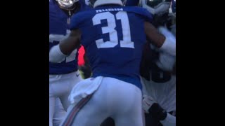 Saquon Barkley rushes for a 41yard Gain vs New York Giants [upl. by Adnahcir967]