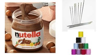 Riciclo creativo barattoli della Nutella [upl. by Enomys830]