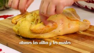 Receta de Pularda Rellena de Boletus y Foie [upl. by Yuh]