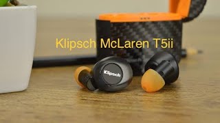 Klipsch McLaren T5ii wireless earbuds [upl. by Egiarc]