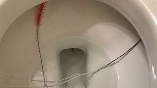 How to open inside clogged toilet jet’s for weak slow double flush toilets No plumber or chemicals [upl. by Marcie]