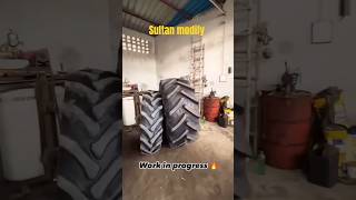 Finally back monster tyres bhi aa gaye guruveervlogs guruveer minivlog tractormodified [upl. by Dehsar52]