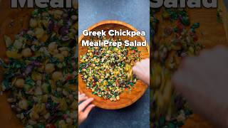 Greek Chickpea amp White Bean Meal Prep Salad [upl. by Zenia280]