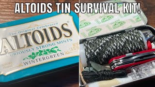 How to Make A Mini Survival Kit Out of an Altoids Tin [upl. by Stockmon112]