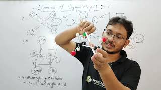 centre of symmetry of 24dimethyl cyclo butane13diCarboxylic acidelements of symmetryNEET [upl. by Forest]