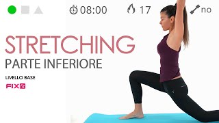 Esercizi di Stretching Per Gambe Glutei Core e Schiena [upl. by Lindbom942]