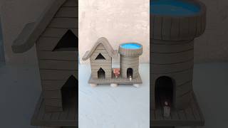 destroying a beautiful miniature clay House 😱shorts [upl. by Laehcim]