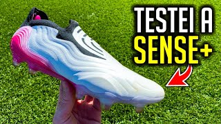 PERDEU a COROA 👑😩  Testei a chuteira campo Adidas Copa Sense FG [upl. by Akenn]