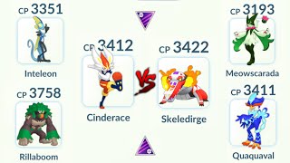 GALAR STARTERS vs PALDEA STARTERS in Pokemon GO [upl. by Stokes]