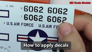 How to apply decals to a plastic model kit [upl. by Nels]