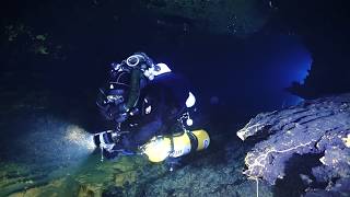 Cave Diving  France Lot  Höhlen  Tauchen Frankreich  Trou Madame [upl. by Arihk]