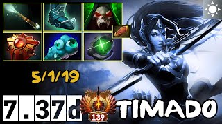 Timado  Mirana  5119  737d  Immortal Dota [upl. by Annovahs]