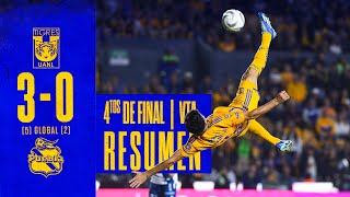 📹 El Resumen  Tigres 3  0 Puebla  Cuartos de Final Vuelta  Apertura 2023 [upl. by Madeline]