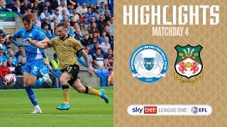 HIGHLIGHTS  Peterborough United vs Wrexham AFC [upl. by Srednas]