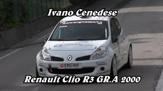 HILLCLIMB SALITA CIVIDALE  CASTELMONTE 2021  IVANO CENEDESE  RENAULT CLIO R3 GRA 2000 [upl. by Eibbob]