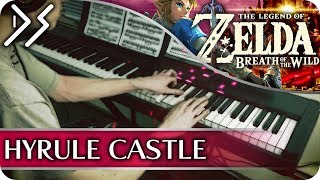 Legend of Zelda Breath of the Wild  quotHyrule Castlequot Piano Cover  DS Music [upl. by Nosak]