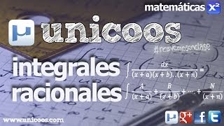 Integral racional en fracciones simples 01 BACHILLERATO matematicas [upl. by Shult]