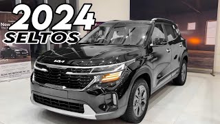 All New Kia Seltos 2024 is here 🤩 Interior Exterior Price amp Features 🔥 [upl. by Say45]