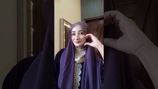 Weddingparty hijab series day 02 hijab style  Hijab tutorial  Instant easy hijab hijab shorts [upl. by Anrev]