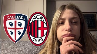 DISCONTINUI COME POCHI CI FERMIAMO A CAGLIARI 🤬 CAGLIARI 3  MILAN 3 🔴⚫️ [upl. by Dagny77]