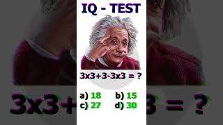 IQ Test maths iqsmart mathematics iqtrick gkbraintest mathstricks iqtestonline [upl. by Terrilyn]