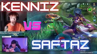 👓 Reaction 😲 SAFTAZ vs KENNIZ Fanny 1v1 Reaction MLBB [upl. by Adnilg]