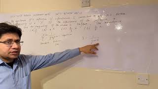 The reactance of a capacitor of capacitance C connected to an ac source of frequency [upl. by Anirdua860]