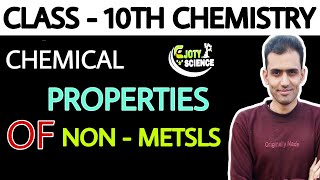 Chemical Properties of Non  Metals Class 10th Chemistry CBSE  NCERT [upl. by Vacla]