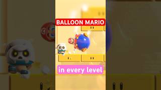 What if you put Balloon Mario in Every Level of MarioWonder  mario nintendo gaming [upl. by Srini]