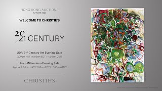 Livestream  20th21st Century Art Evening Sales  Hong Kong [upl. by Shepley]